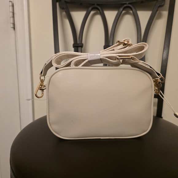 NWT Valentino Orlandi Off-White Quilted Crossbody Bag - Picture 5 of 10